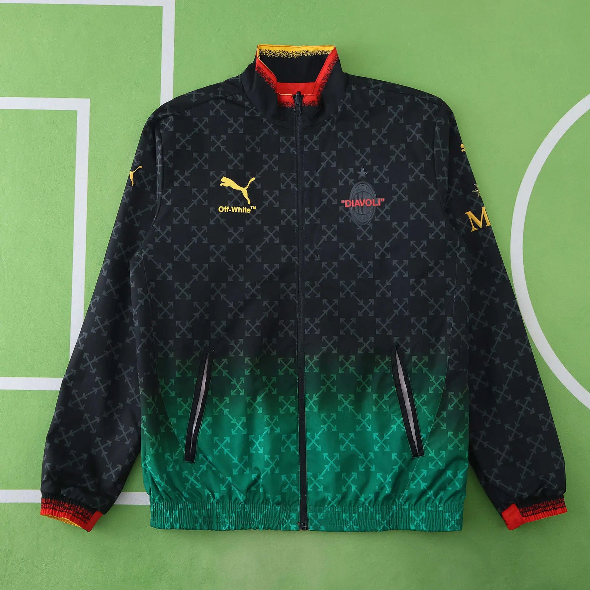 AC Milan x Off-White Reversible Windbreaker Timeless Kits