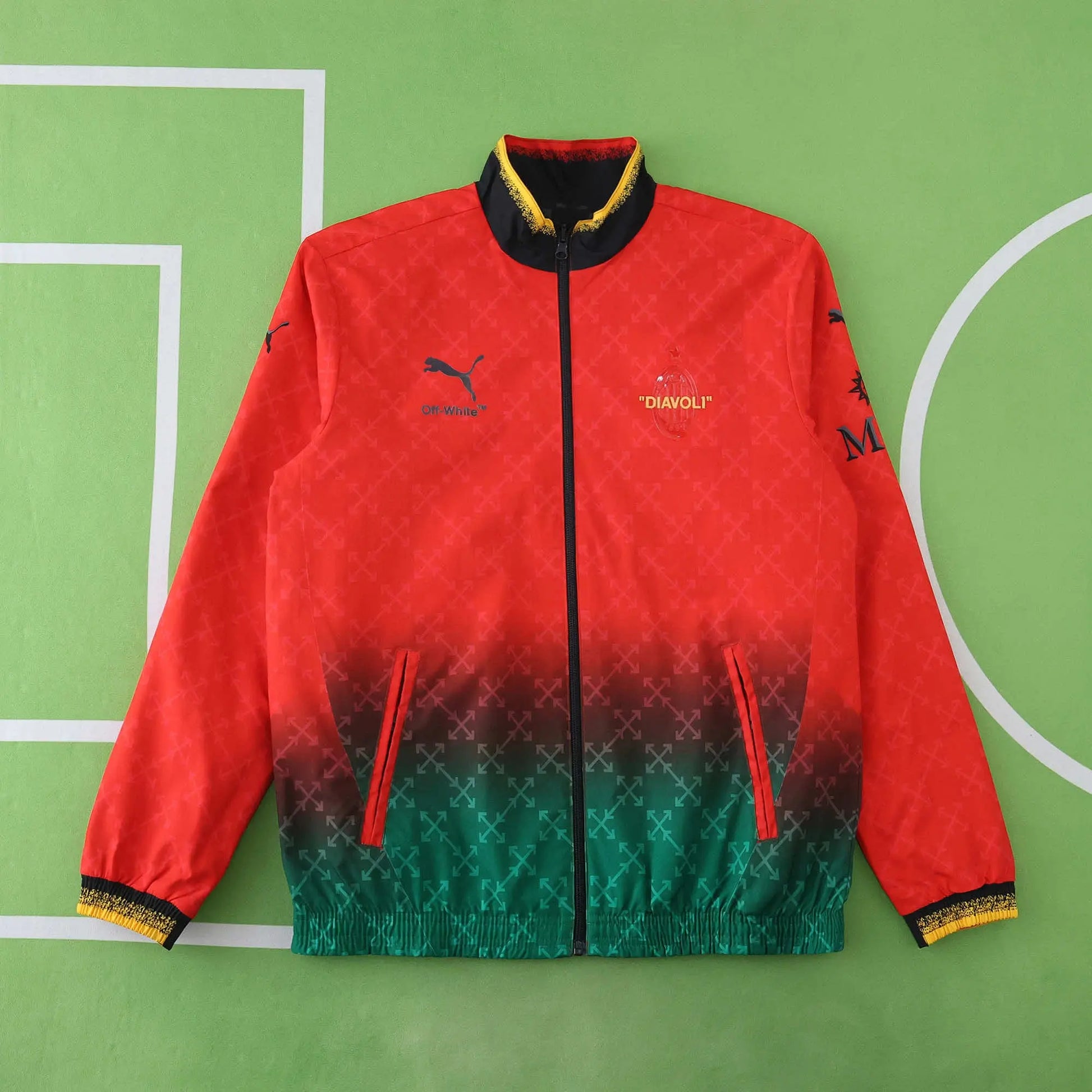 AC Milan x Off-White Reversible Windbreaker Timeless Kits